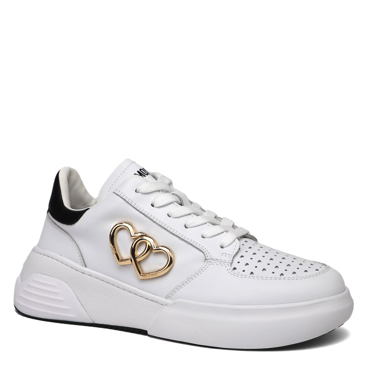 

Кроссовки женские Love Moschino JA15405G белые 38 EU, Белый, JA15405G