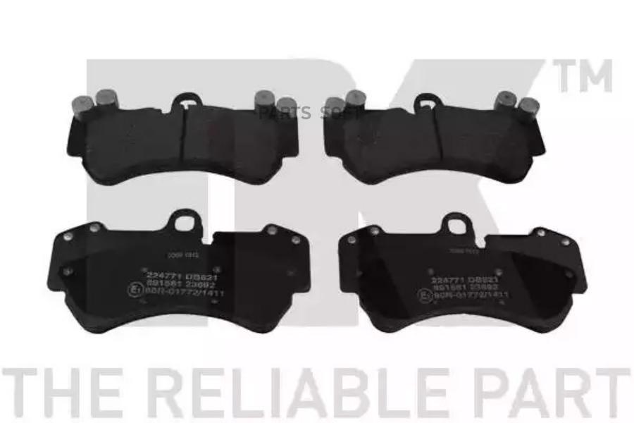 

Колодки пер.vw touareg 02-10/porsche cayenne 07-10