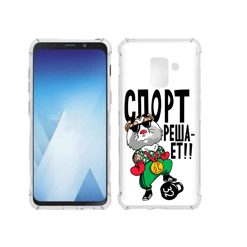 Чехол MyPads Tocco для Samsung Galaxy A5 (2018) Спорт решает (PT95317.573.161)