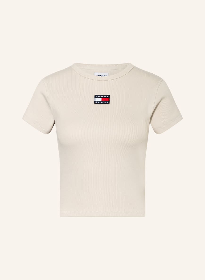 

Футболка женская Tommy Jeans 1001254553 бежевая L (доставка из-за рубежа), 1001254553