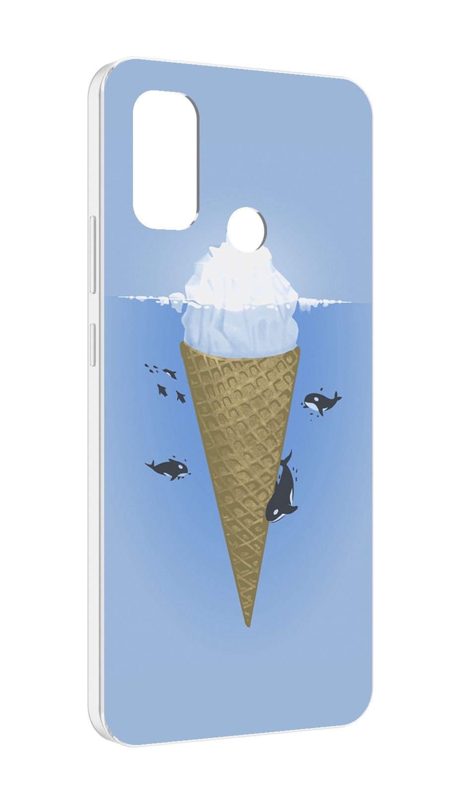 

Чехол MyPads мороженное-у-косаток для UleFone Note 10P/Note 10, Прозрачный, Tocco