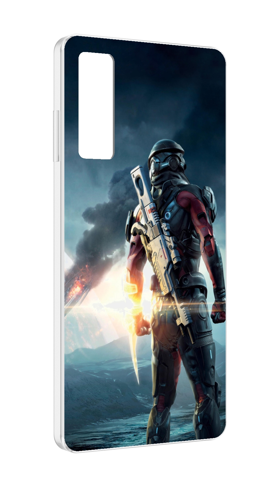 

Чехол MyPads Mass Effect Andromeda Ryder для TCL 20 5G, Прозрачный, Tocco