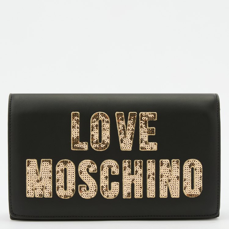 

Сумка клатч женская Love Moschino JC4293PP SS24 черная, Черный, JC4293PP SS24