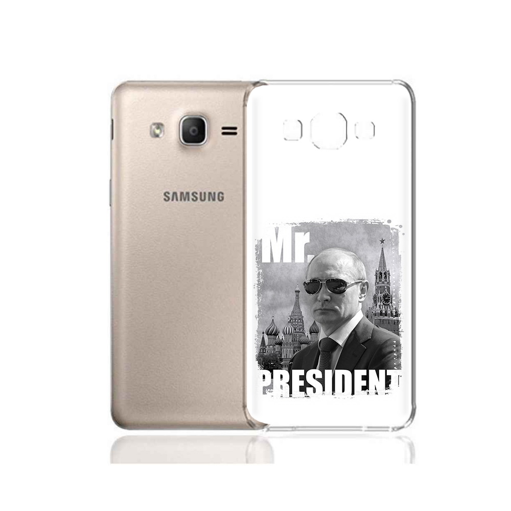 

Чехол MyPads Tocco для Samsung Galaxy A7 (2015) Путин (PT11625.595.141), Прозрачный, Tocco