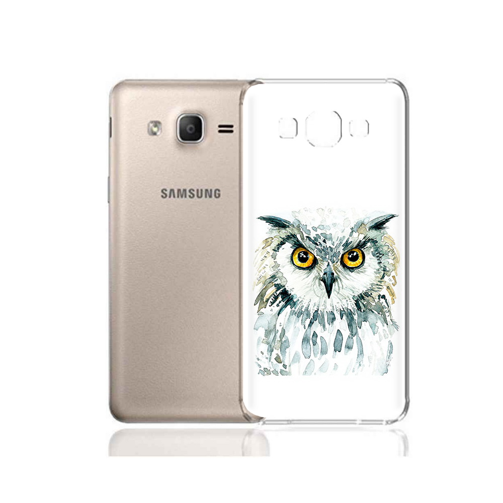 

Чехол MyPads Tocco для Samsung Galaxy A7 (2015) Серьезная сова (PT11625.595.156), Прозрачный, Tocco