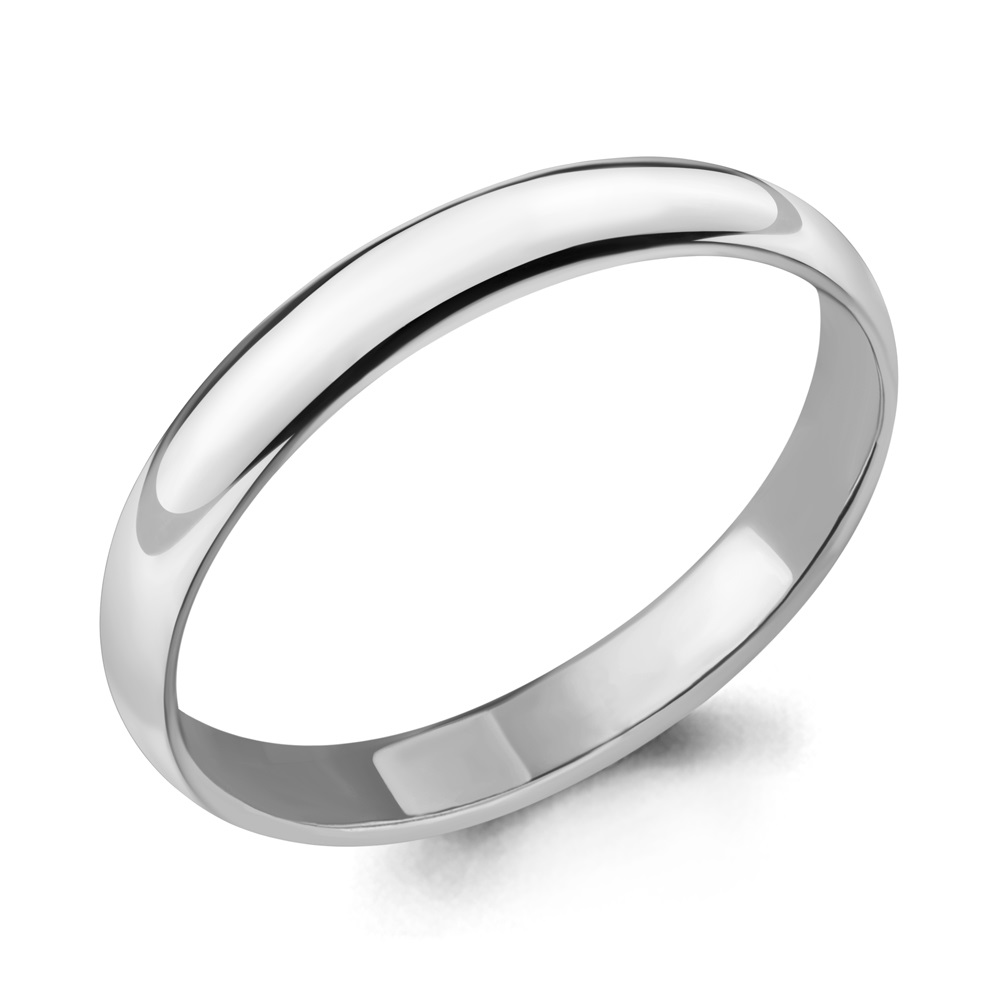 

Кольцо обручальное из серебра р.  Aquamarine 50345_925_р, 50345_925_р