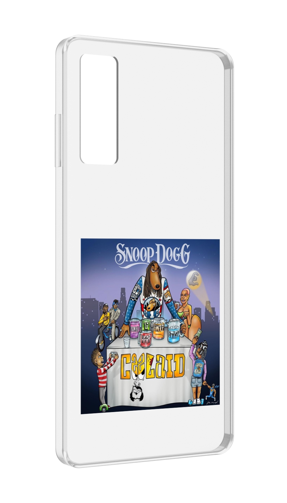 

Чехол MyPads Snoop Dogg COOLAID для TCL 20 5G, Прозрачный, Tocco