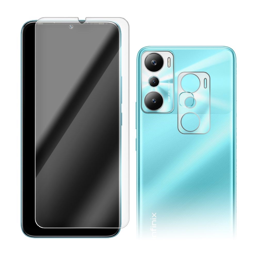 Стекло защитное гибридное для INFINIX Hot 20i + защита камеры