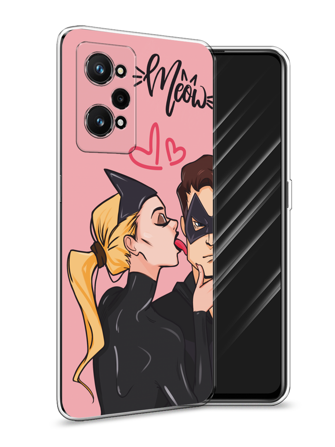 

Чехол Awog на Realme GT Neo 3T "Kiss of Cat Woman", Розовый;черный;бежевый, 2510750-1