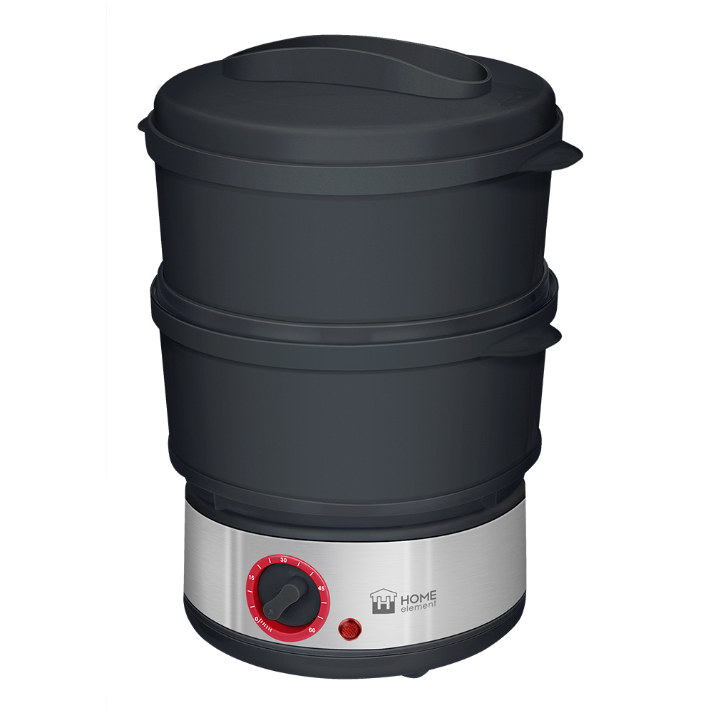 Пароварка Home Element HE-FS1501 черный refrigerator water purifier filter element replace lg lt800p adq73613401 adq73613408 or adq75795104