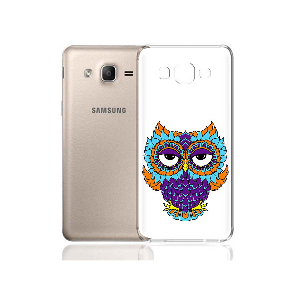

Чехол MyPads Tocco для Samsung Galaxy A7 (2015) Цветная сова (PT11625.595.198), Прозрачный, Tocco