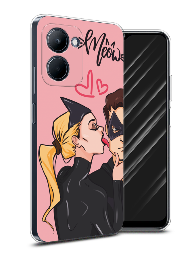 

Чехол Awog на Realme C33 "Kiss of Cat Woman", Розовый;черный;бежевый, 2511350-1