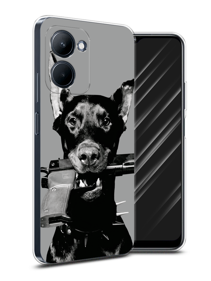 

Чехол Awog на Realme C33 "Доберман", Серый, 2511350-1