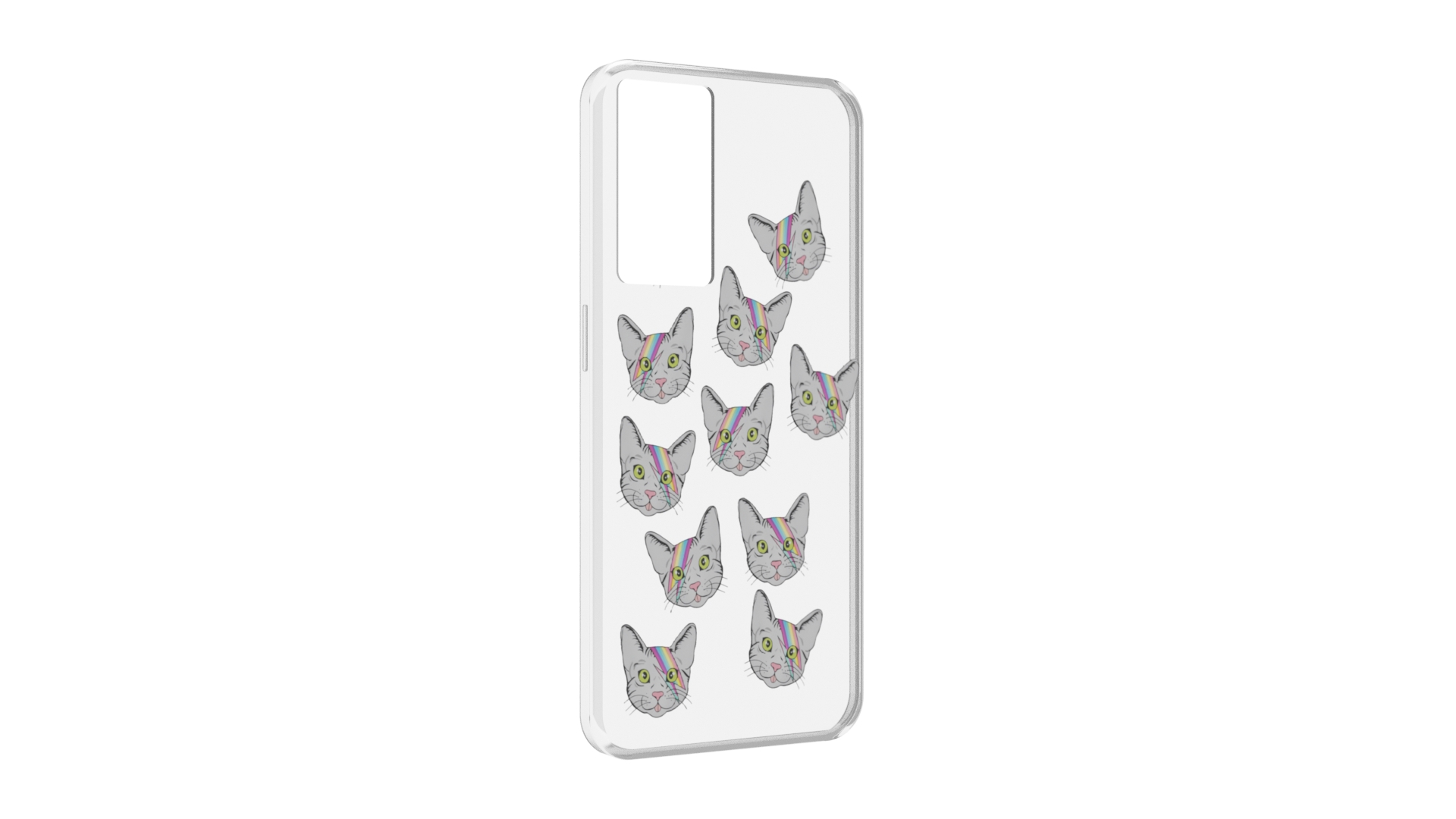 

Чехол MyPads кот-с-молнией-на-лбу для OPPO A96 5G / Reno7 Lite / Reno 7Z / F12 Pro 5G, Прозрачный, Tocco