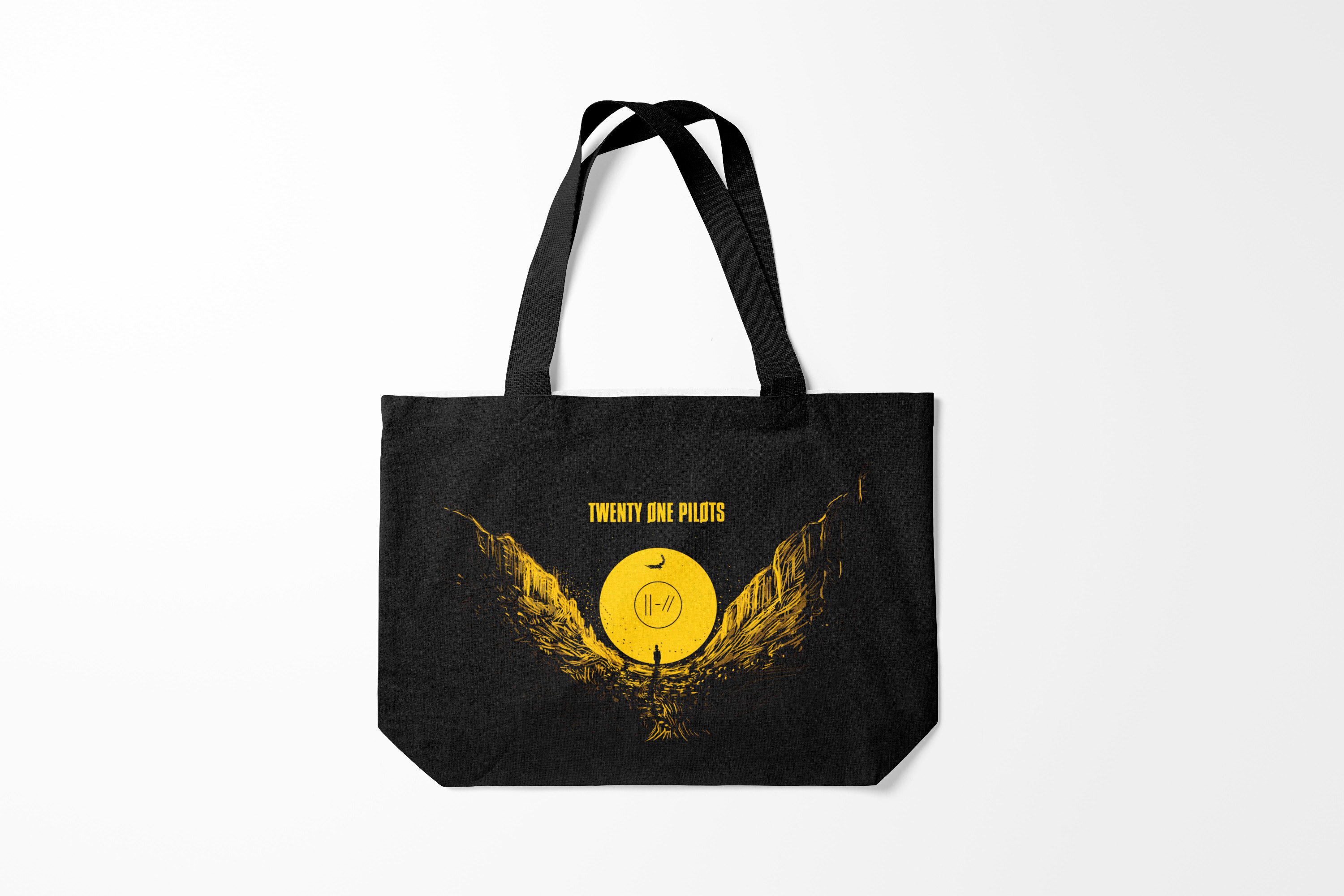 

Сумка шoппер унисекс Burnettie Twenty one pilots PILOTS., черный, Twenty one pilots PILOTS.