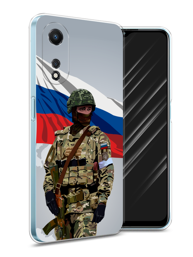 

Чехол Awog на Oppo A58 5G "Солдат с флагом", Белый;синий;красный;зеленый, 2512450-1