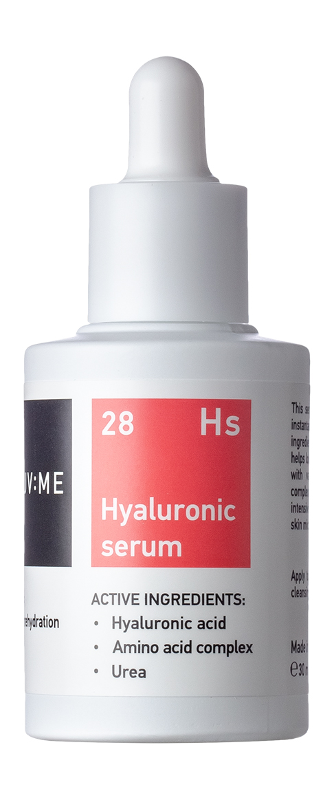 фото Сыворотка для лица гиалуроновая глубоко увлажняющая pruv:me hs 28 hyaluronic serum 30 мл