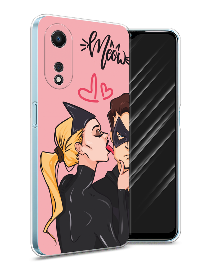 

Чехол Awog на Oppo A58 5G "Kiss of Cat Woman", Розовый;черный;бежевый, 2512450-1