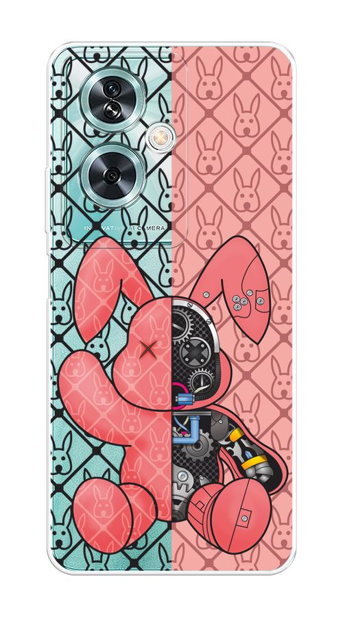 

Чехол на OnePlus Nord N30 SE "Киборг-заяц розовый", Розовый;прозрачный;черный, 154950-1