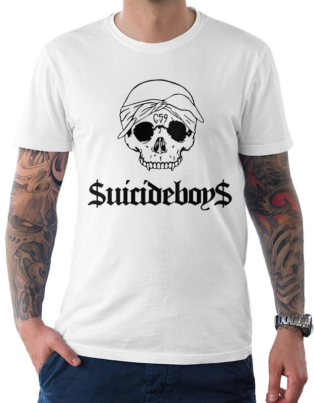 фото Футболка мужская design heroes suicide boys белая 2xl