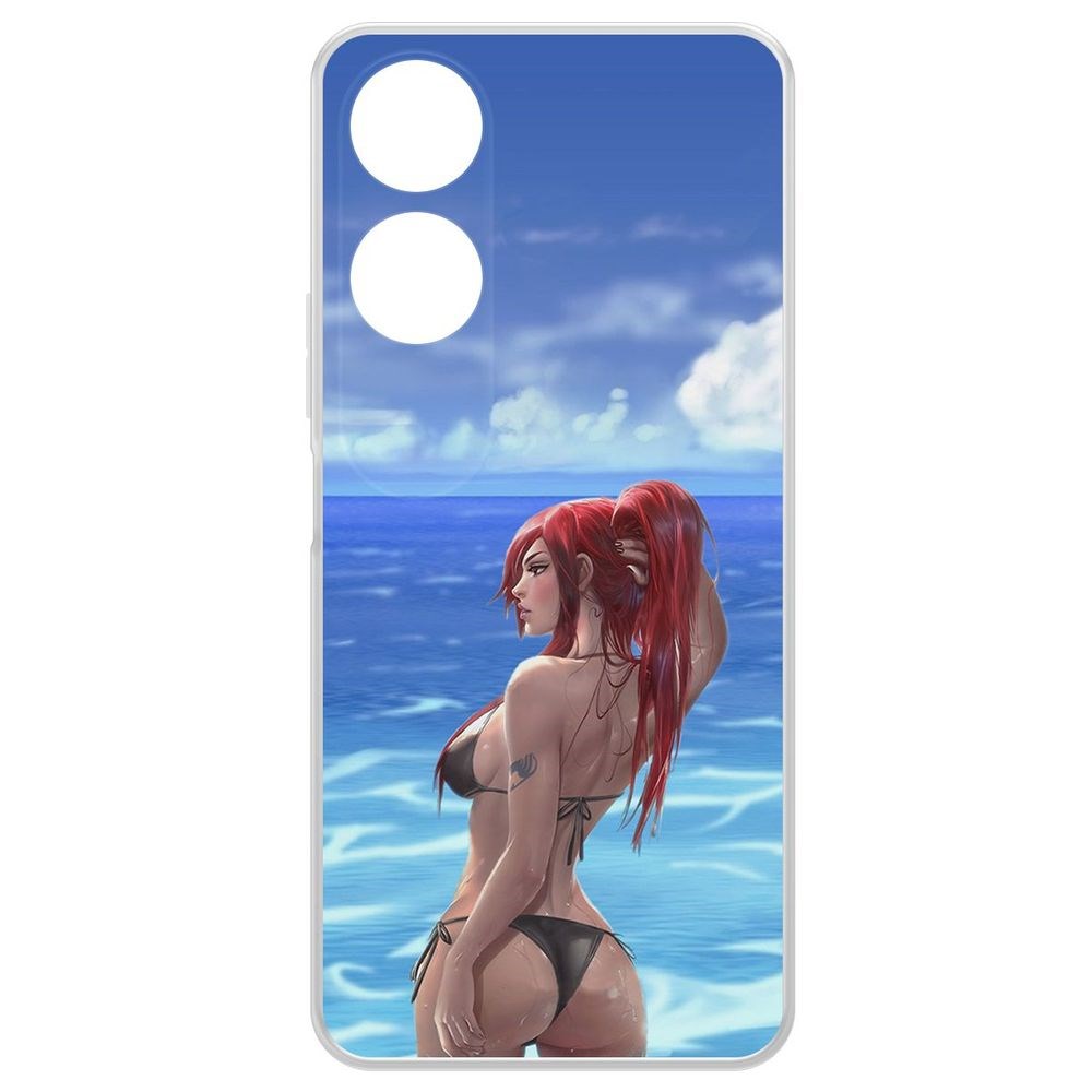 

Чехол-накладка Krutoff Clear Case Купальник женский для Honor X5 Plus, Прозрачный