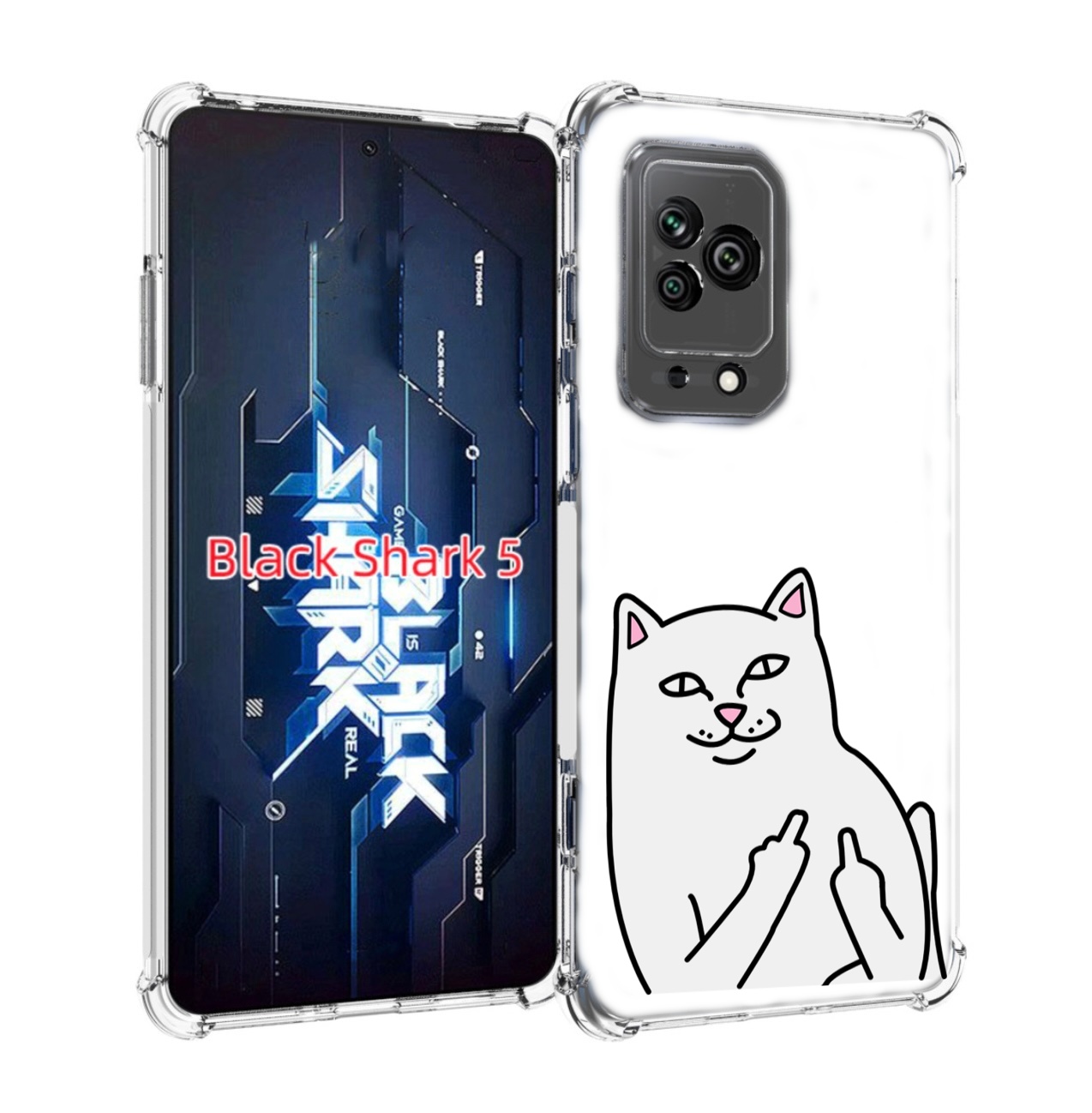 

Чехол MyPads котяра для Xiaomi Black Shark 5, Прозрачный, Tocco