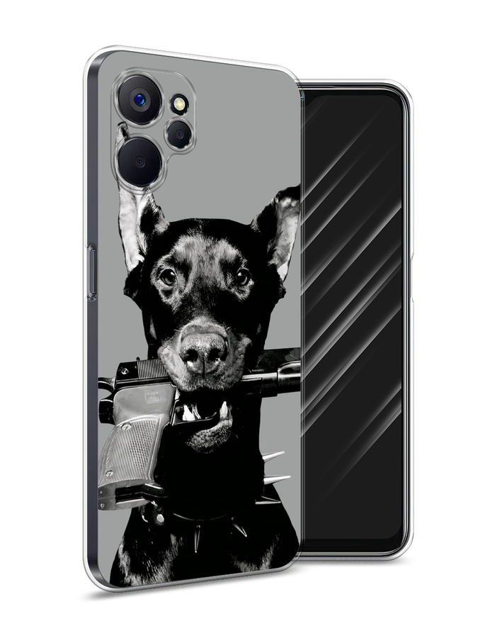 

Чехол Awog на Realme 10 5G "Доберман", Серый, 2512650-1