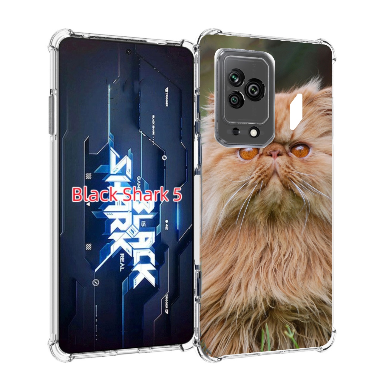 

Чехол MyPads кошка персидская для Xiaomi Black Shark 5, Прозрачный, Tocco