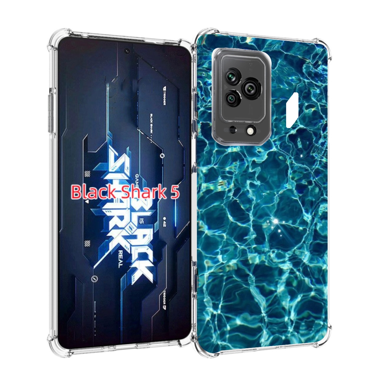 

Чехол MyPads красивая голубая вода для Xiaomi Black Shark 5, Прозрачный, Tocco