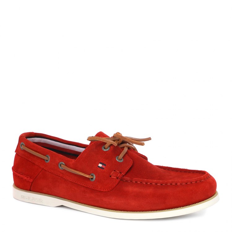 

Топсайдеры мужские Tommy Hilfiger FM0FM02736_2522769 красные 41 EU, FM0FM02736_2522769