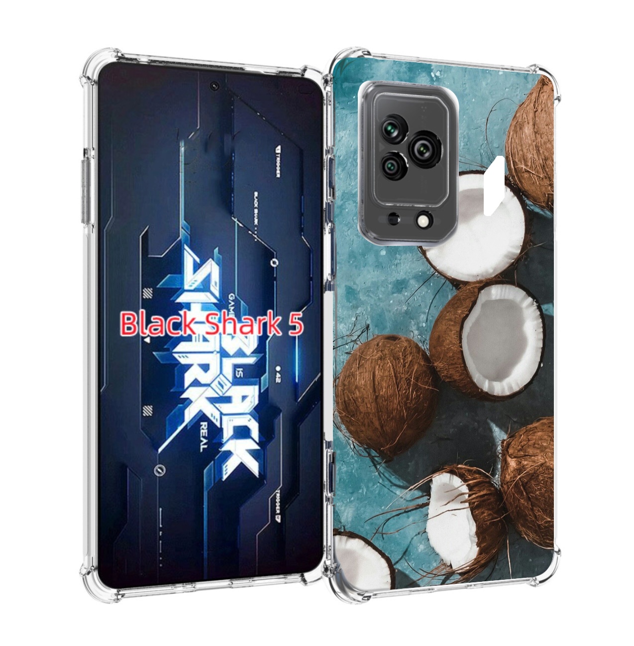 

Чехол MyPads красивые-кокосы для Xiaomi Black Shark 5, Прозрачный, Tocco