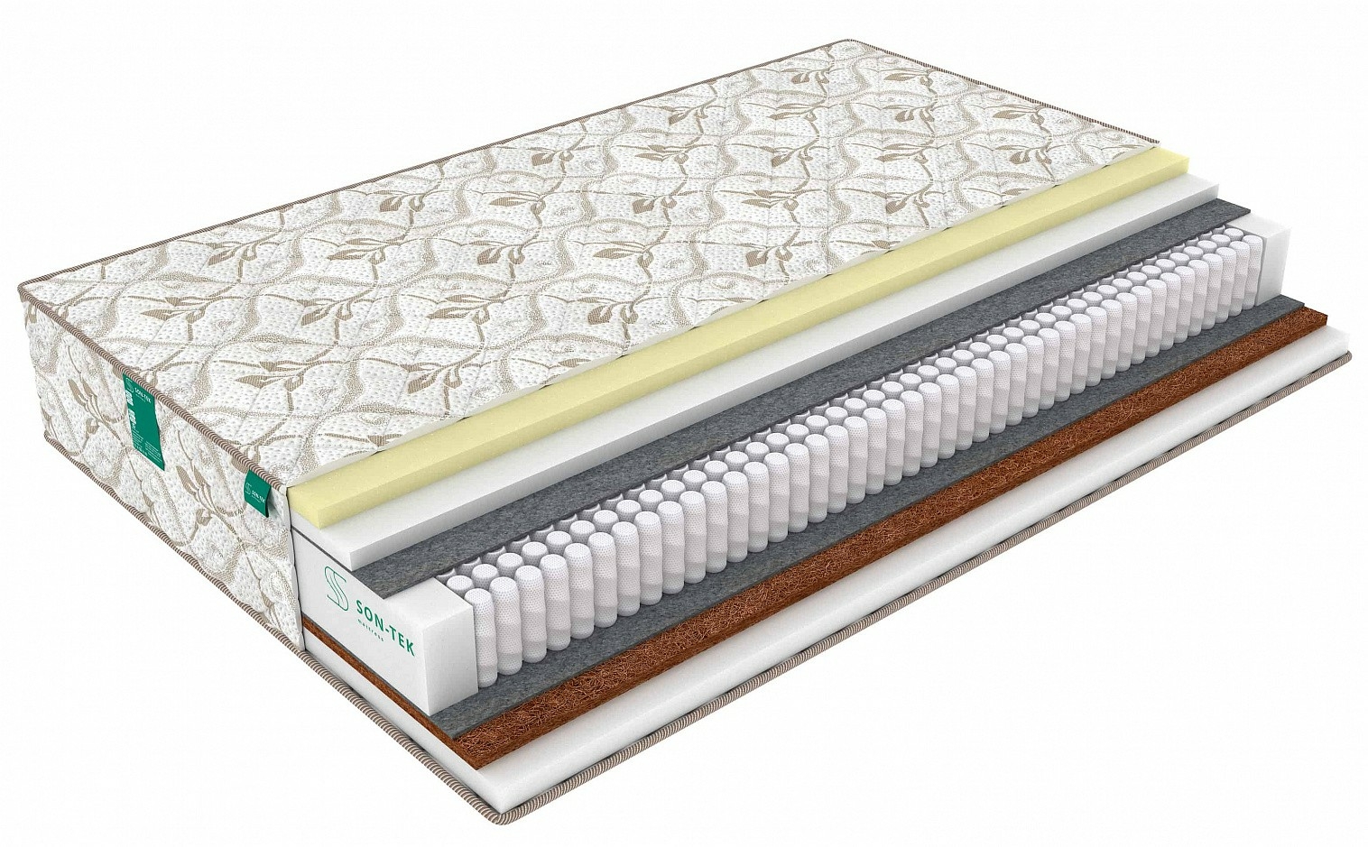 

Матрас Sleeptek Prestige MemoryStandart PenaStrong 105х205, Белый;бежевый, Perfect MemoNorma Foam Strong