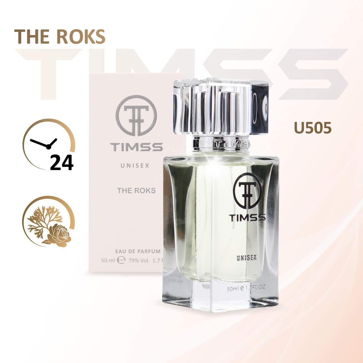 Парфюмерная Вода Мужская Timss The Roks 50 Мл