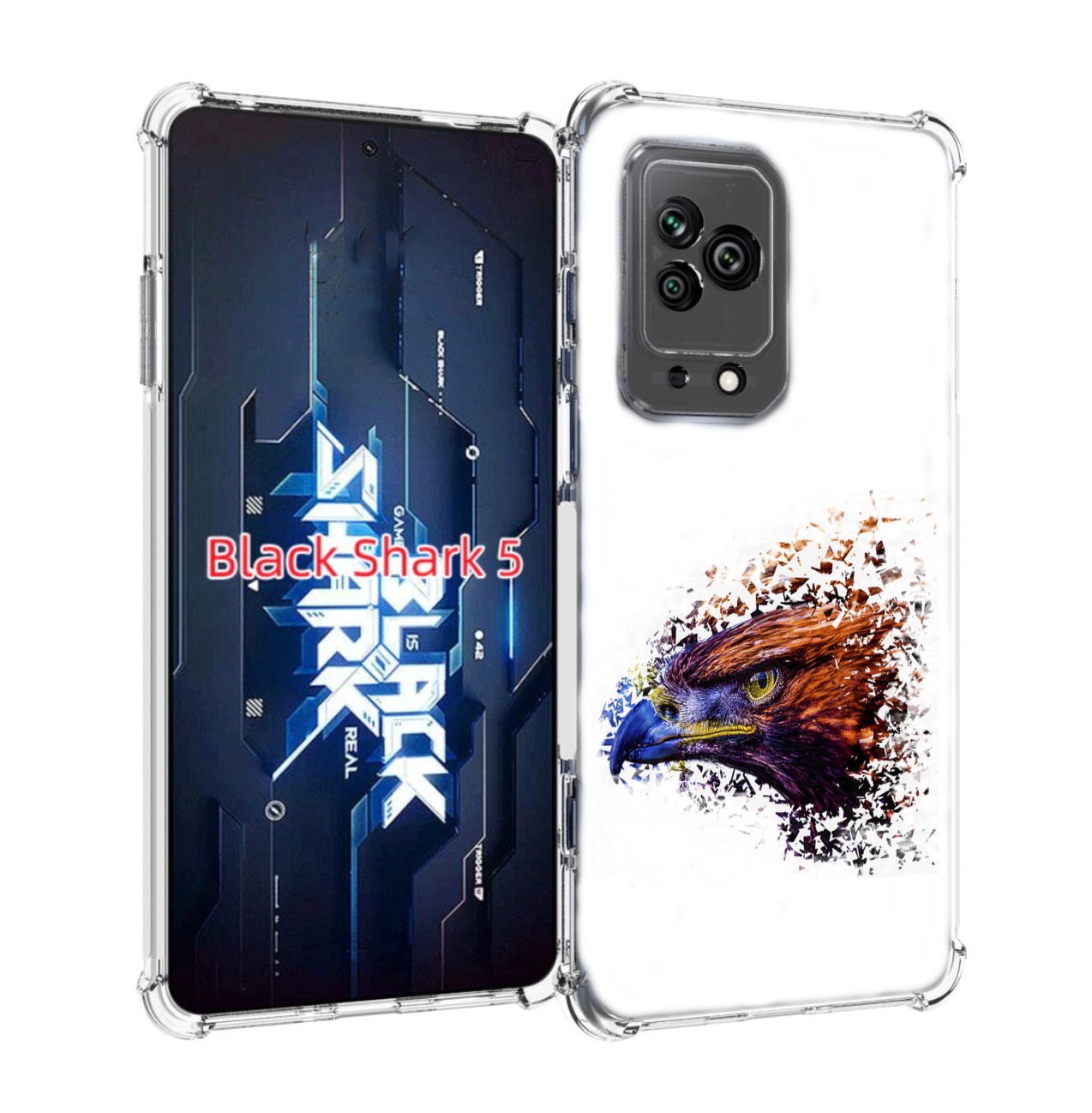 

Чехол MyPads красочный орел для Xiaomi Black Shark 5, Прозрачный, Tocco