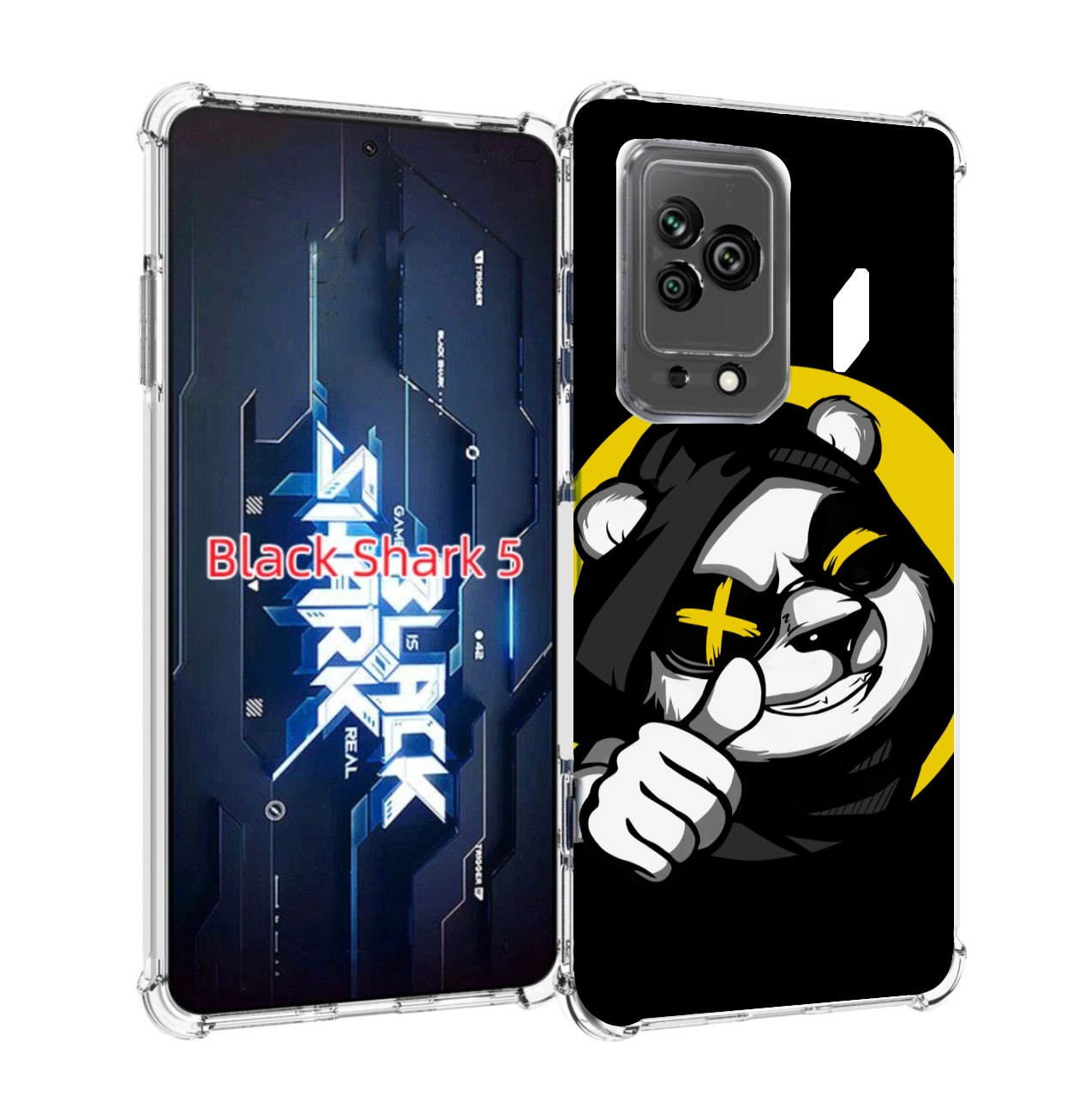 

Чехол MyPads крутая пандочка ок для Xiaomi Black Shark 5, Прозрачный, Tocco