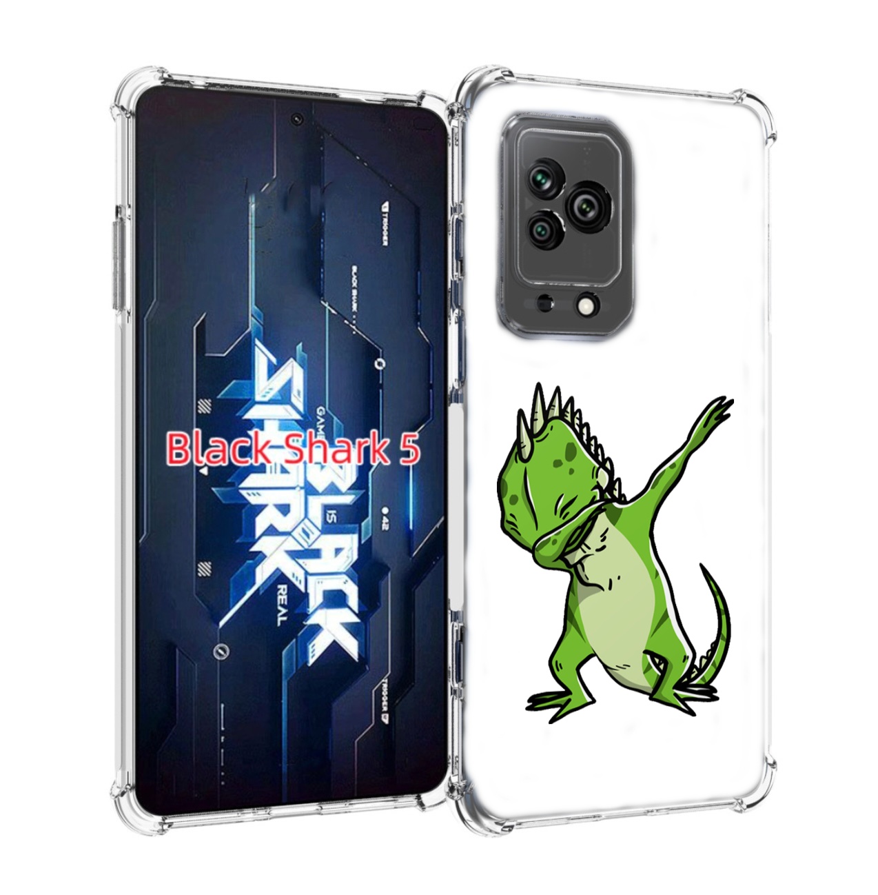 

Чехол MyPads крутая-ящерица для Xiaomi Black Shark 5, Прозрачный, Tocco