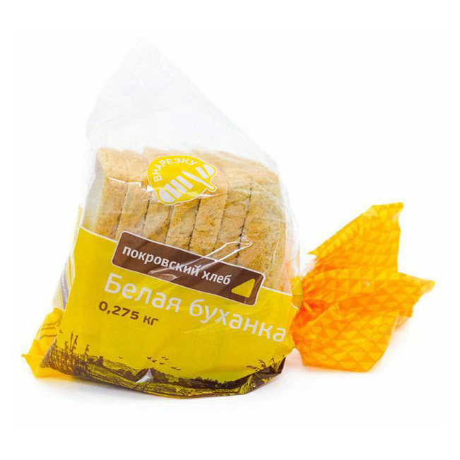 

Хлеб Покровский Хлеб Белая Буханка пшеничный в нарезке 250 г