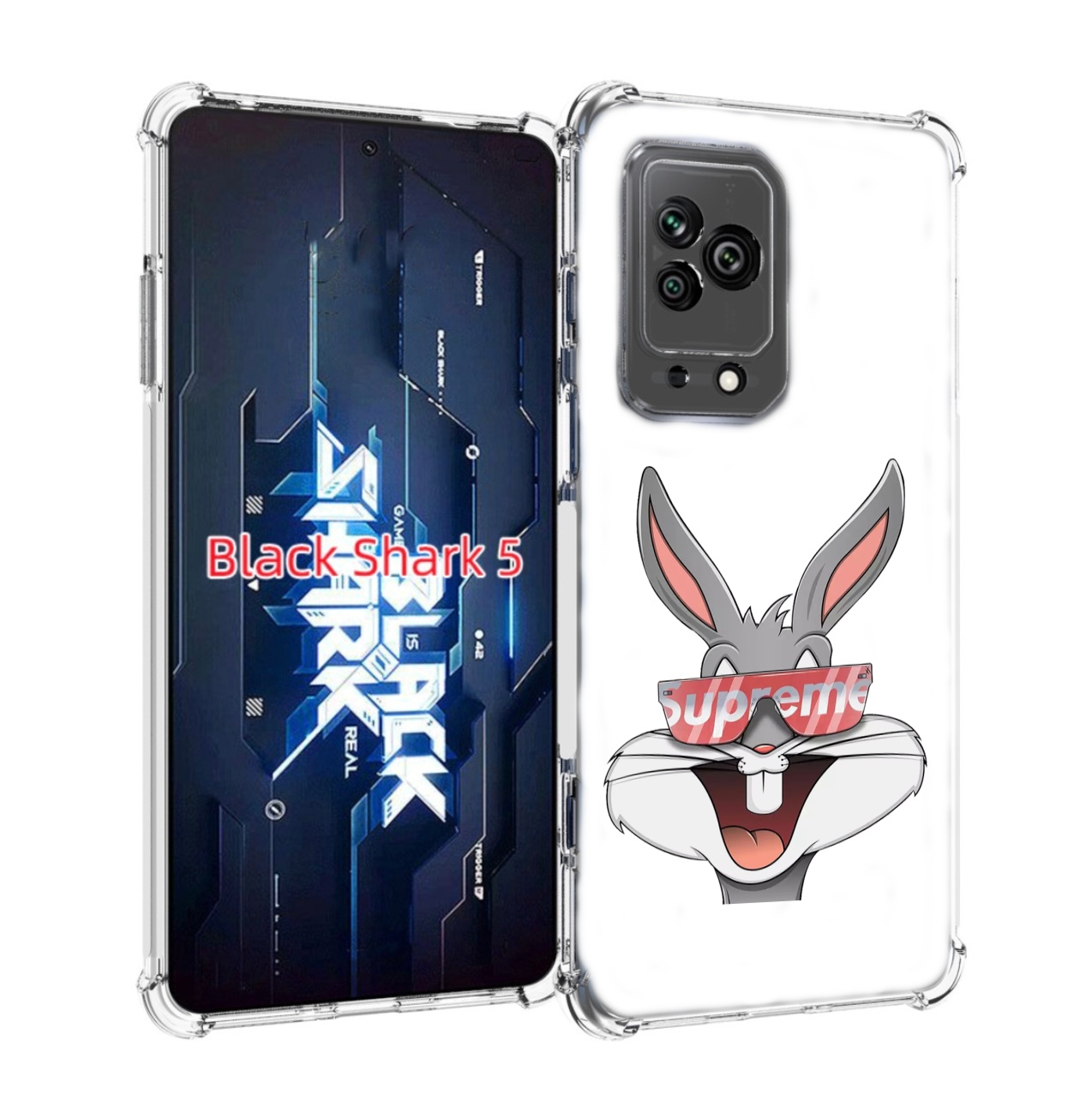

Чехол MyPads крутой-заяц для Xiaomi Black Shark 5, Прозрачный, Tocco