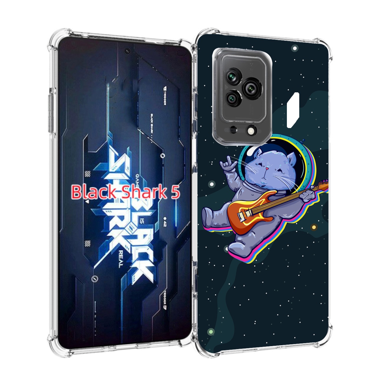 

Чехол MyPads крутой-хомяк-в-космосе для Xiaomi Black Shark 5, Прозрачный, Tocco