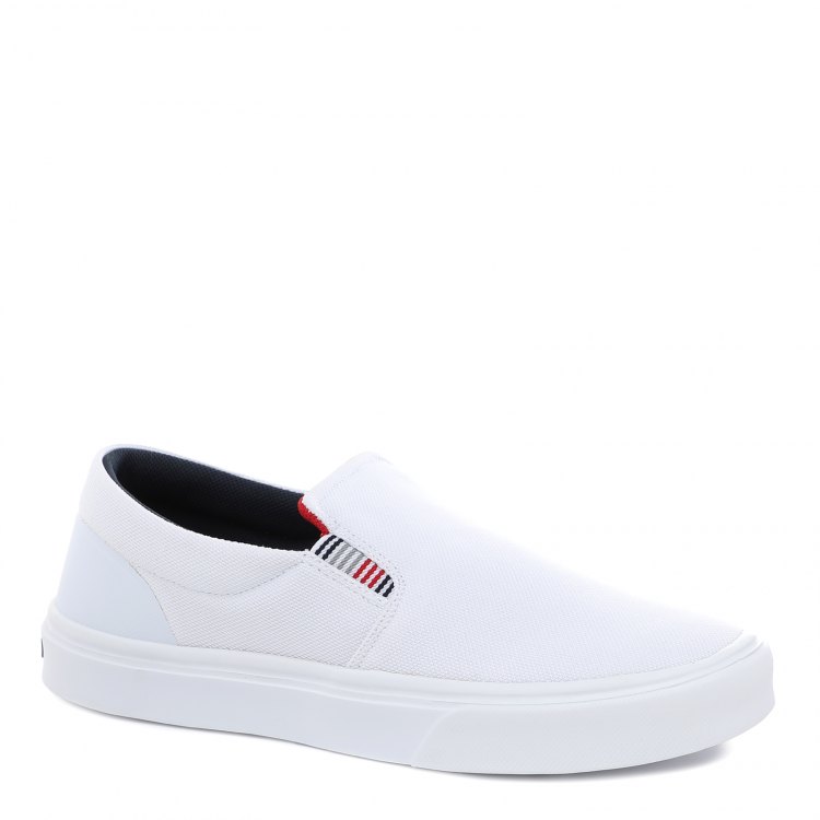 фото Слипоны мужские tommy hilfiger fm0fm03401_2523227 белые 41 eu