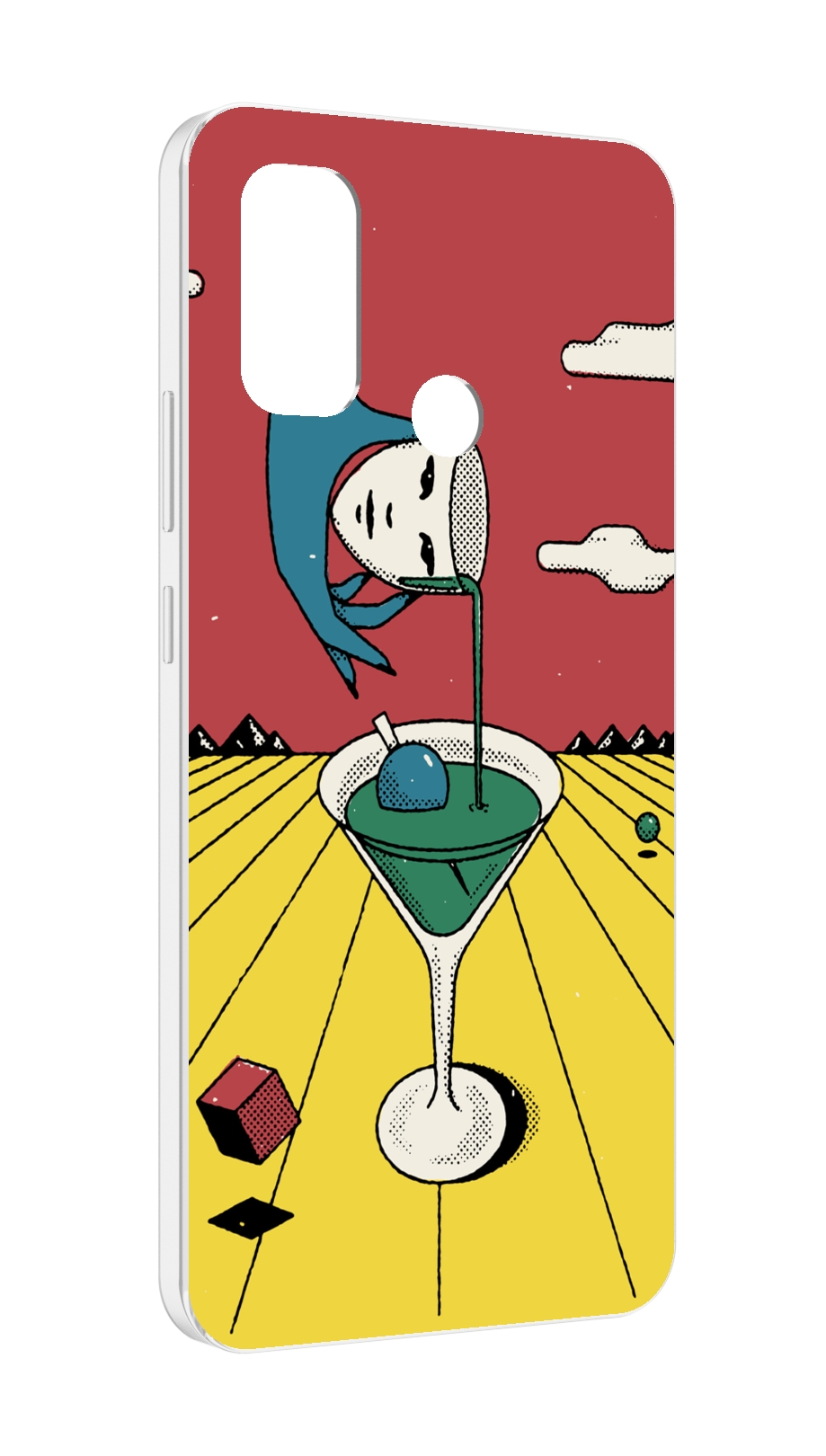 

Чехол MyPads необычный напиток для UleFone Note 10P/Note 10, Прозрачный, Tocco