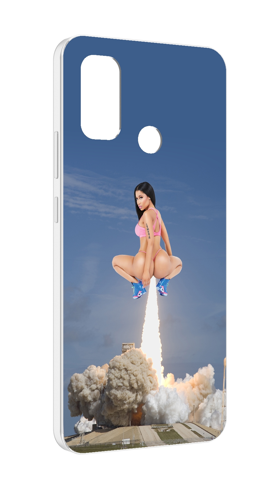 

Чехол MyPads ники-минаж-ракета детский для UleFone Note 10P/Note 10, Прозрачный, Tocco