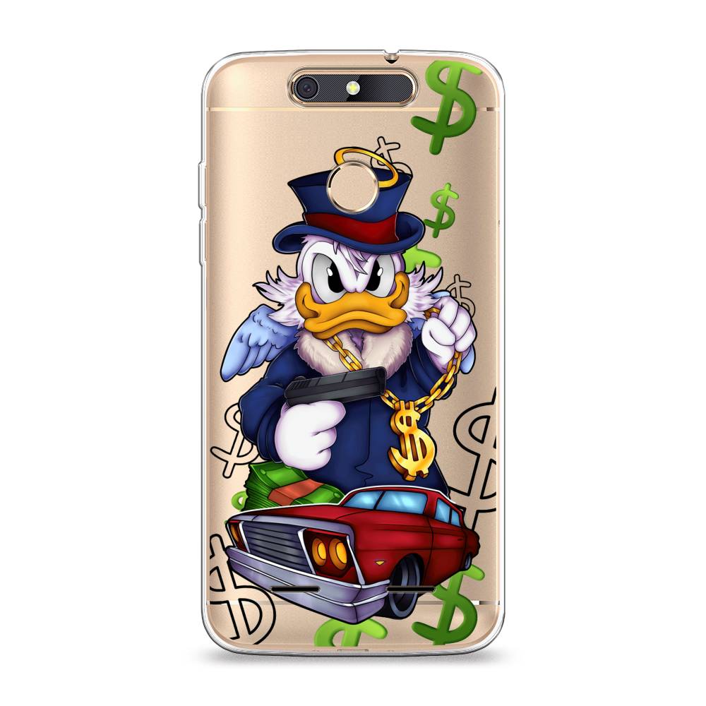 

Чехол на ZTE Blade V8 mini "Scrooge McDuck with a Gold Chain", Красный;синий;белый, 131950-6