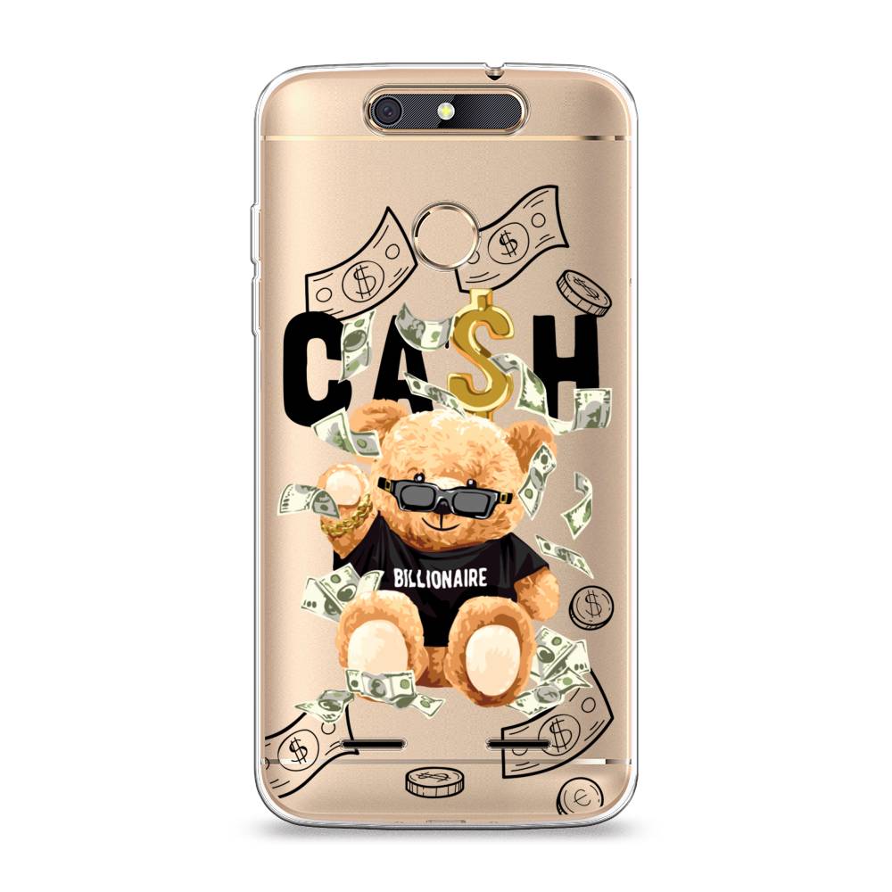 

Чехол на ZTE Blade V8 mini "Big cash", Черный;серый;бежевый, 131950-6