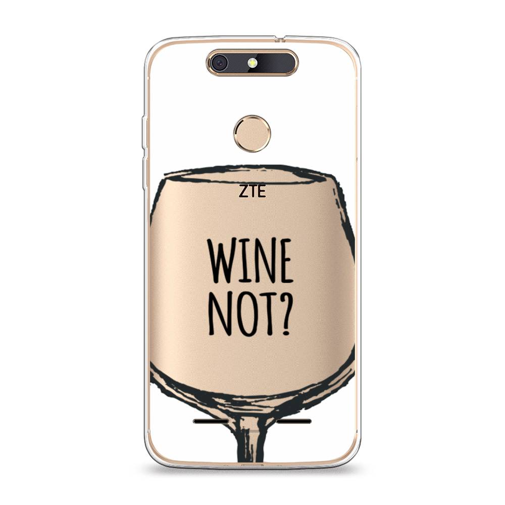 

Чехол на ZTE Blade V8 mini "Wine not white", Белый, 131950-6