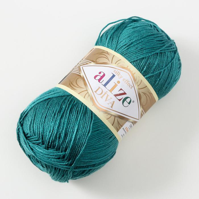 

Пряжа ALIZE Diva, 100% микрофибра, 350 мх100 г, 453, Зеленый
