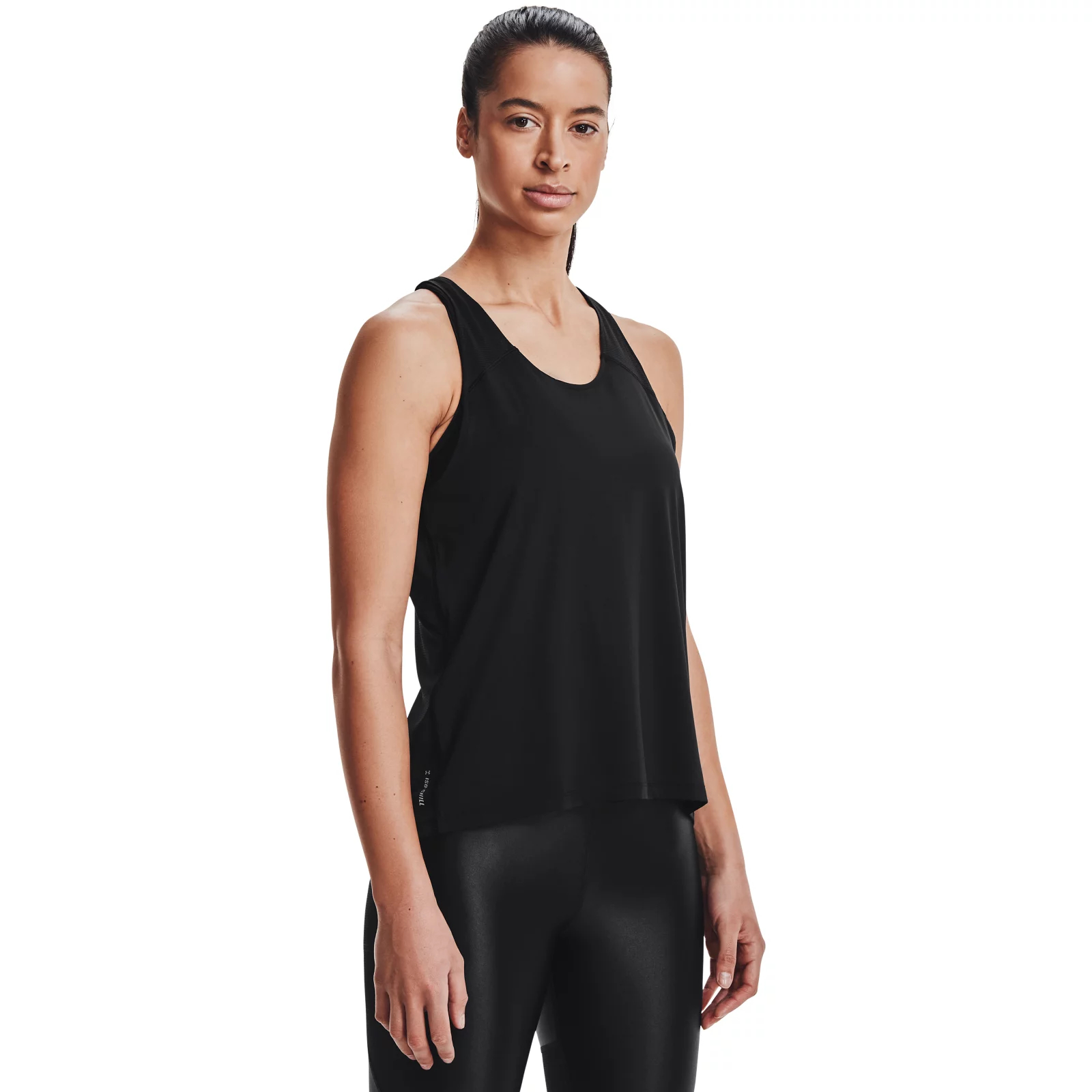 Майка женская Under Armour Isochill Run 200 Tank черная XL