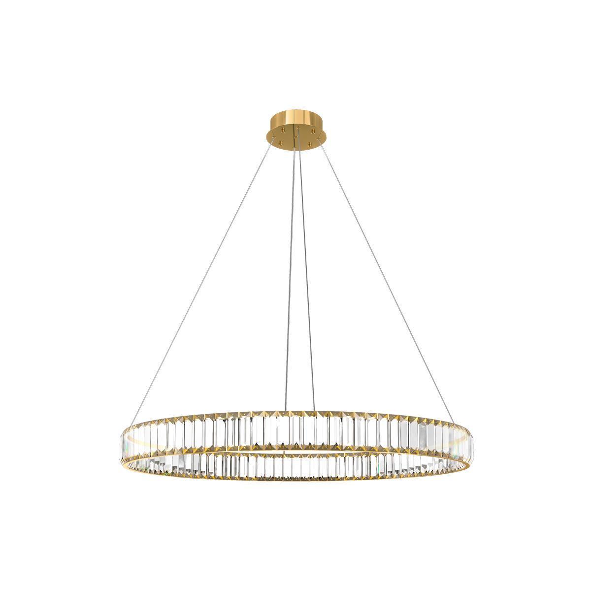 

Подвесной светодиодный светильник Loft IT Crystal ring 10135/800 Gold