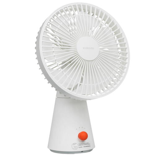 Вентилятор настольный Xiaomi Rechargeable Mini Fan белый usb mini fan настольный кулер вентилятор с зажимом тихая аккумуляторная батарея usb зарядка розовый