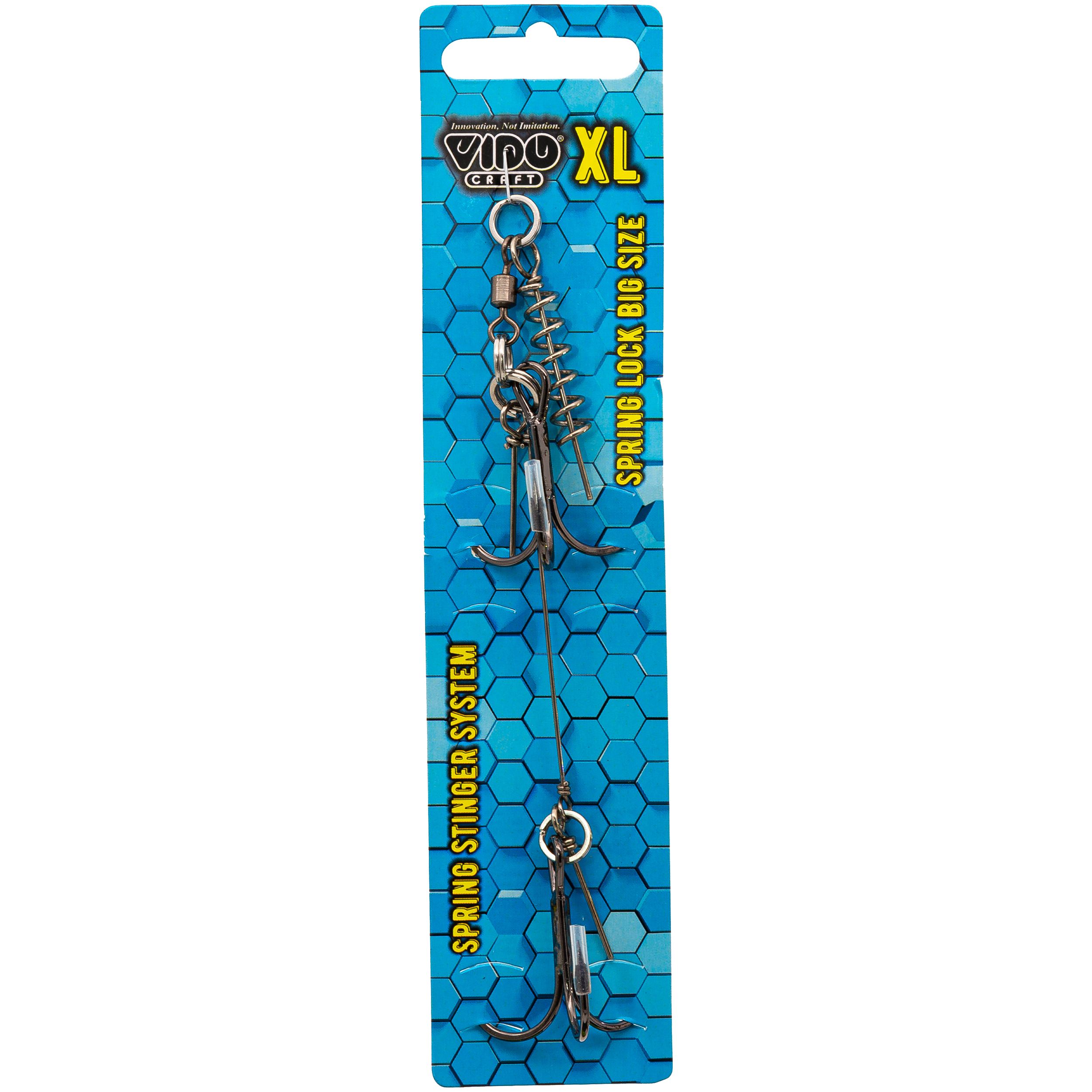 

Поводок со спиралью Vido Craft Spring Lock Big Size 11.5 см, крючок 2/0, со спиралью Spring Lock Big Size